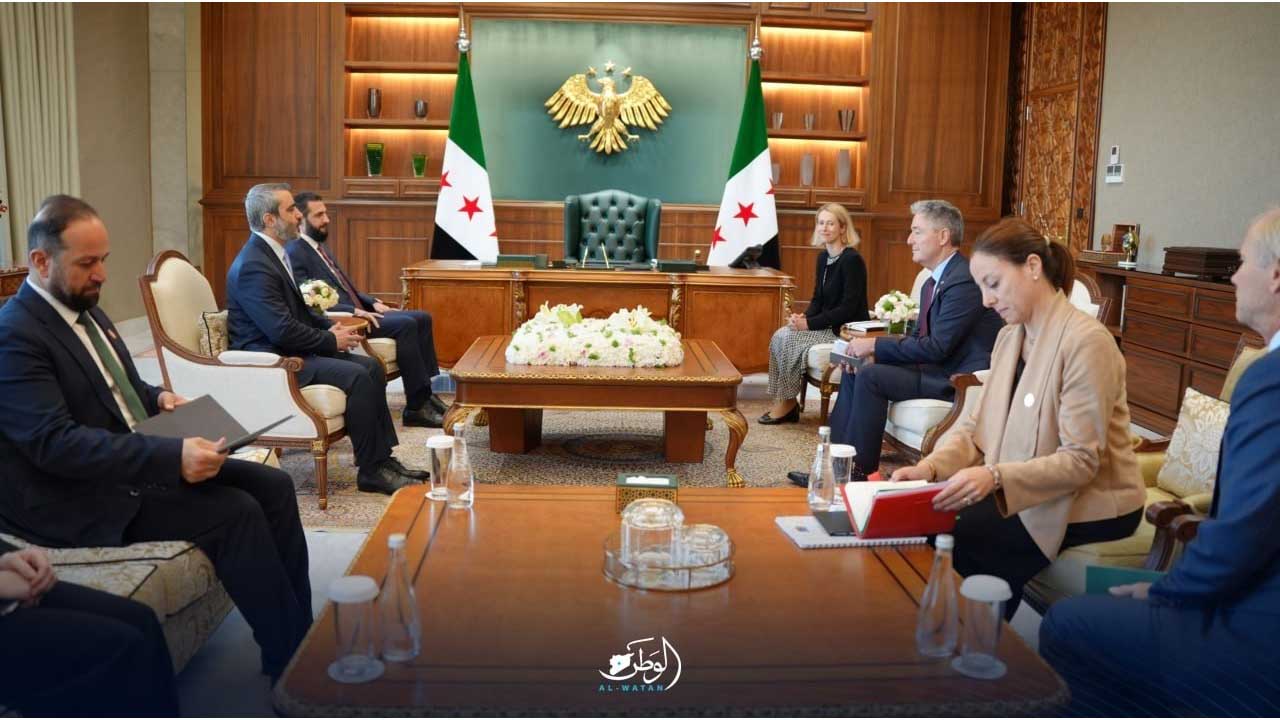 الرئيس الشرع يبحث مع كالاس علاقات سوريا والاتحاد الأوروبي ومستجدات المنطقة